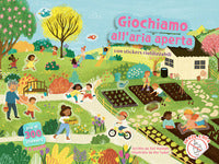 Giochiamo all'aria aperta - con stickers riutilizzabili 