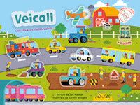 Veicoli - con stickers riutilizzabili 