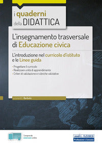 Insegnamento trasversale di educazione civica - l'introduzione nel curricolo d'istituto e le 