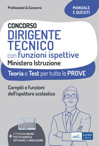 Concorso dirigente tecnico con funzioni ispettive ministero istruzione 