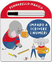 Imparo a scrivere i numeri con pennarello cancellabile 