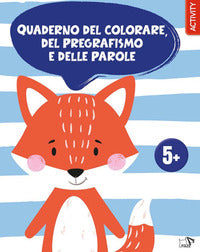 Quaderno del colorare del pregrafismo e delle parole 
