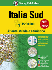 Atlante stradale italia sud 1:200.000 2021/2022 