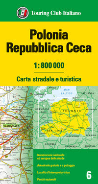 Polonia repubblica ceca 1:800.000 