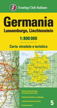Germania lussemburgo liechtenstein 1:800.000 