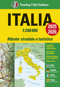 Italia1:200.000 atlante stradale e turistico 2025/2026 