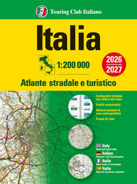 Italia atlante stradale e turistico 2026 - 2027 cofanetto 1:200.000 