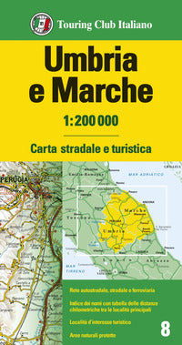 Umbria e marche 1:200.000 