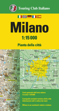 Milano 1:15.000 pianta della citta 