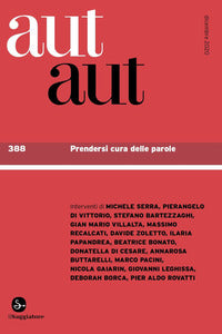 Aut aut 388 prendersi cura delle parole 