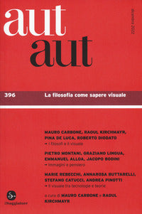 Aut aut 396 la filosofia come sapere visuale 