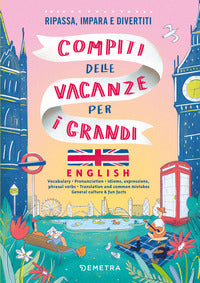 Compiti delle vacanze per i grandi. english - ripassa impara e divertiti con qr code per audio 