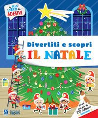 Il natale - il mio libro di adesivi 