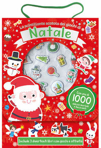 Scintillante scatola dei giochi di natale 