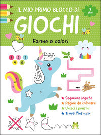 Mio primo blocco di giochi forme e colori 
