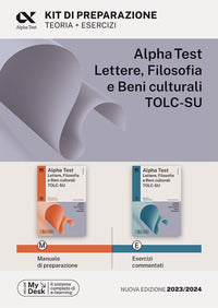 Alphatest lettere filosofia e beni culturali tolc-su - kit manuale + esercizi 