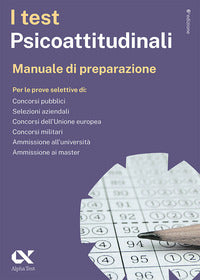 Test psicoattitudinali - manuale di preparazione con contenuto digitale per download 