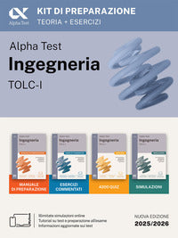 Alpha test ingegneriatolc-i - kit di preparazione con contenuto digitale 