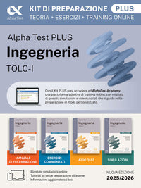 Alpha test plus ingegneria tolc-i - kit plus con contenuto digitale per download 
