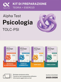 Alpha test psicologia tolc-psi kit di preparazione 