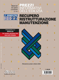 Prezzi informativi dell'edilizia recupero ristrutturazioni manutenzione 