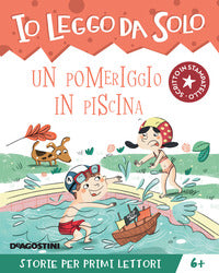 Pomeriggio in piscina - io leggo da solo 