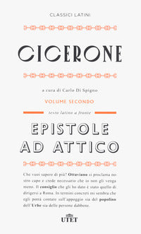 Epistole ad attico - testo latino a fronte - nuova ediz. 