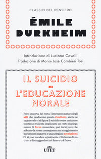 Suicidio e l'educazione morale 