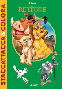 Re leone - staccattacca e colora 