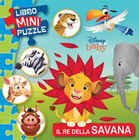 Re della savana - libro mini puzzle 