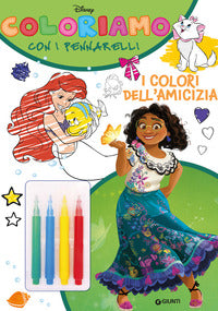 Colori dell'amicizia libro pennarelli 