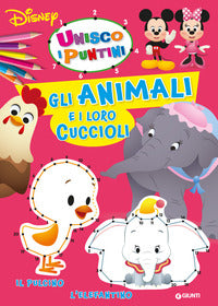 Animali e i loro cuccioli - unisco i puntini 
