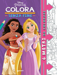 Principesse disney - colora senza fine 6 metri da colorare super album 
