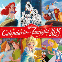 Calendario per la famiglia 2025 disney con adesivi 