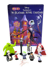 The nightmare before christmas - maxi box con 10 figurine 3d 