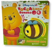 Amiche api - toccalibro sonoro con ape peluche magnetica 