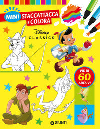 Disney classics - mini staccattacca e colora con adesivi 