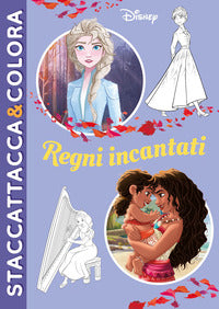 Regni incantati - staccattacca & colora con adesivi 