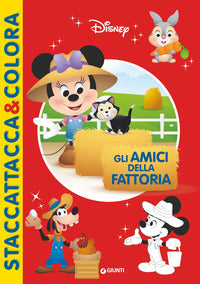 Amici della fattoria - staccattacca e colora 
