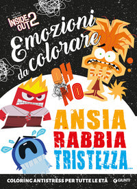 Inside out 2 - ansia rabbia tristezza emozioni da colorare 