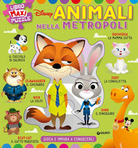 Animali nella metropoli - gioca e impara a conoscerli libro maxi puzzle 
