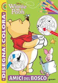 Winnie the pooh amici del bosco - disegna e colora 