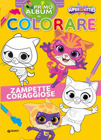 Superkitties primo album da colorare zampette coraggiose 