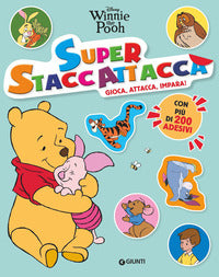 Winnie the pooh super staccattacca - gioca attacca impara con adesivi 