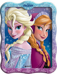 Frozen - storie di latta con adesivi con 4 pennarelli con poster 