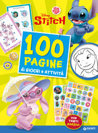 Stitch - 100 pagine di giochi e attivita' con angel con adesivi 