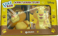 Re leone - story box a colori con clip bag 
