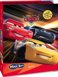 Cars - maxi box con 10 personaggi 3d con poster 