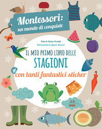 Mio primo libro dei stagioni con tanti fantastici sticker 