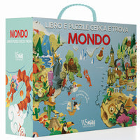 Mondo - libro e puzzle cerca e trova 